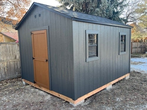 10x12 Iron Ore Lean-To Shed