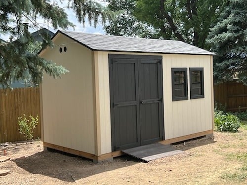 8 x 14 Tri-Color Ranch Shed