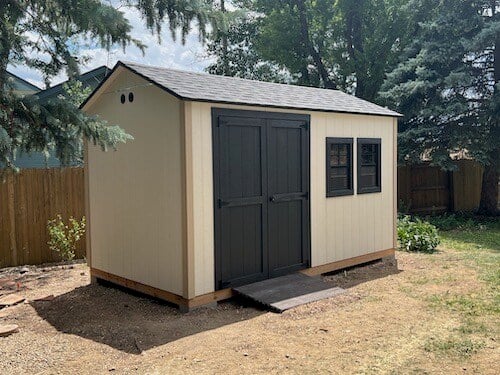 8 x 14 Tri-Color Ranch Shed