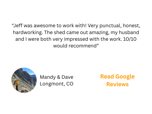 Google Review - Mandy & Dave