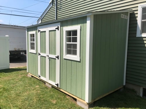 4' x 12' Lean To Garden Shed